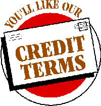 You'll like our Credit Terms